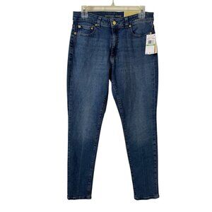 Michael Michael Kors NEW Selma Skinny High Rise Stretch Blue Denim Jeans Size 8
